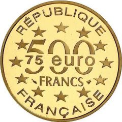 500 Francs / 75 Euros Grand Place, Bruxelles