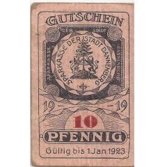 10 Pfennig Sparkasse