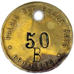 Locker Token - Palais des Beaux-Arts de Bruxelles