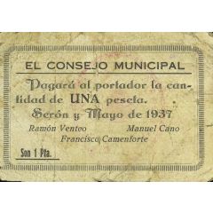 1 Peseta Serón
