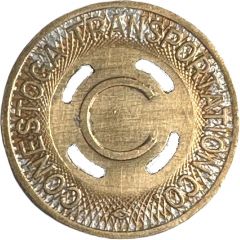 1/2 Fare - Conestoga Transportation Co. Lancaster, Pennsylvania