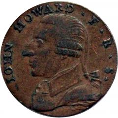 1/2 Penny Warwickshire - Birmingham / H. Hickman