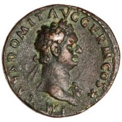As - Domitian IOVI CONSERVATORI S C, Jupiter