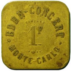 1 franc - Eden Concert Monte-Carlo