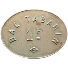 1 franc - Bal Tabarin - Paris [75]
