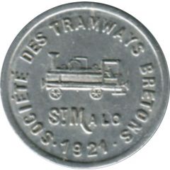 5 Centimes - Société des Tramways bretons - St Malo [35]