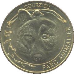 Monnaie de Paris Tourist Token - Courzieu Parc animalier - Le loup
