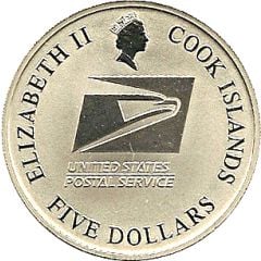 5 Dollars - Elizabeth II Benjamin Franklin Stamp