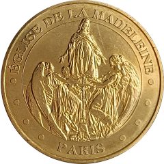 Monnaie de Paris Tourist Token - Paris Eglise de la Madeleine - Le Ravissement