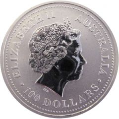 100 Dollars - Elizabeth II 4th Portrait - Koala - Platinum