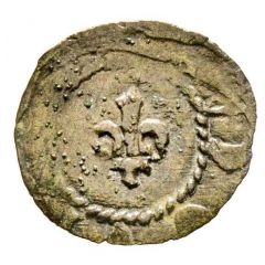 Obol - Louis XI OBOLVS CIVIS, without polylobes