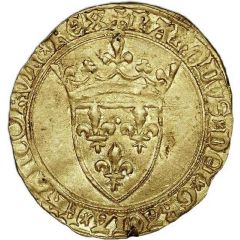 Écu d`or à la couronne - Charles VII