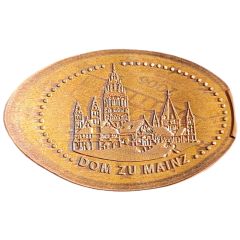 Elongated coin - Dom zu Mainz