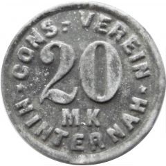 20 Mark - Cons.-Verein Hinternah
