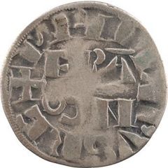 Denier - Philip II Augustus Montreuil-sur-Mer