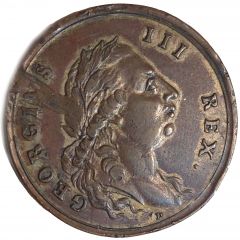 1/2 Penny King George III - Plymouth