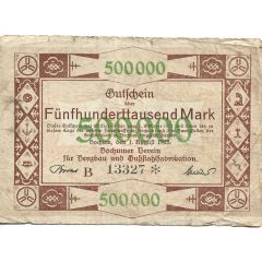 500 000 Mark Bochumer Verein für Bergbau und Gußstahlfabrikation
