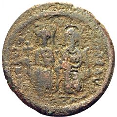 40 Nummi - Justin II and Aelia Sophia Cyzicus