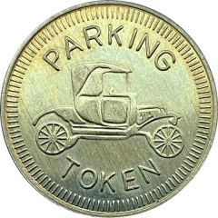 Parking Token Antique Car, Spirograph