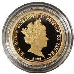 1 Sovereign - Elizabeth II King George VI tribute