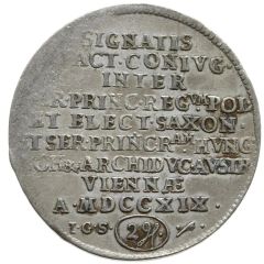 Dwugrosz - August II Mocny Drezno mint