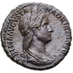 Dupondius or As - Sabina IVNONI REGINAE S C, Juno
