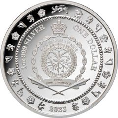 1 Dollar - Charles III Coronation of Charles III
