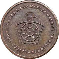 Medal - United Grand Lodge of Mark Master Masons East Melbourne, Victoria