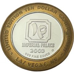 10 Dollar Gaming Token - Imperial Palace Limited Edition Las Vegas, Nevada