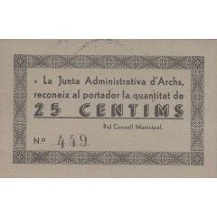 25 Céntimos Archs