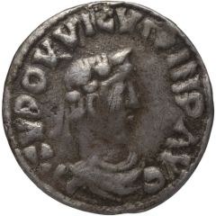 Denier - Louis I Strasbourg mint, City gate