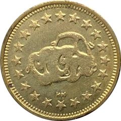 Token - Cartoon Car Radial