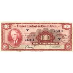 1000 Colones 150 Años de Independencia