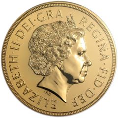 5 Sovereigns - Elizabeth II 4th portrait, Diamond Jubilee