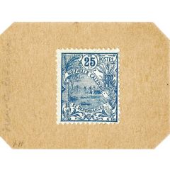 25 Centimes emergency postage WWI