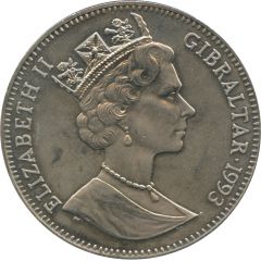 1 Crown - Elizabeth II Skiing
