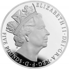 5 Pounds - Elizabeth II Longest Reign, Silver Proof