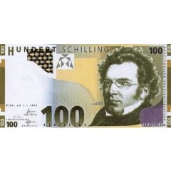 100 Schilling Franz Schubert
