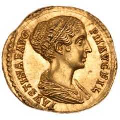 Aureus - Faustina the Younger VENVS, Venus