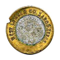 Token - West Lumber Co. Saron, Texas