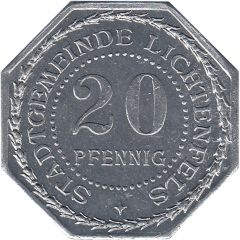 20 Pfennig - Lichtenfels Das Rathaus