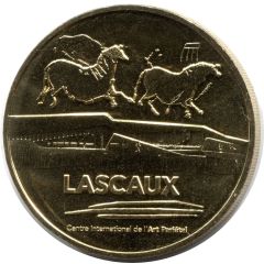 Monnaie de Paris Tourist Token - Lascaux Centre International de l`Art Pariétal - Les Chevaux Chinois