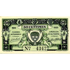 50 Centimes - Chambre de Commerce d`Aurillac [15]