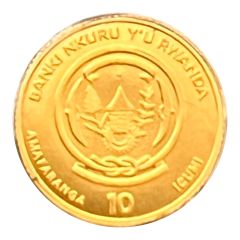 10 Francs Swan; piedfort with diamond