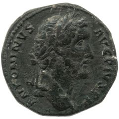Sestertius - Antoninus Pius TR POT COS III DES IIII S C, Salus