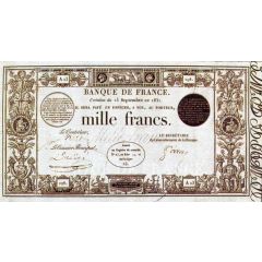1000 Francs - type 1831
