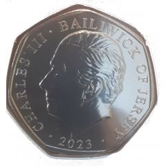 50 Pence - Charles III Royal Residence - Buckingham Palace