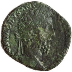 Sestertius - Commodus AVCTOR PIETAT P M TR P XIIII IMP VIII COS V P P S C, Pietas