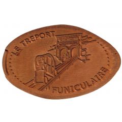 Elongated coin - Funiculaire du Treport
