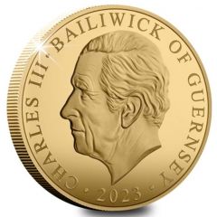 5 Pounds - Charles III Christopher Wren, Gold Proof